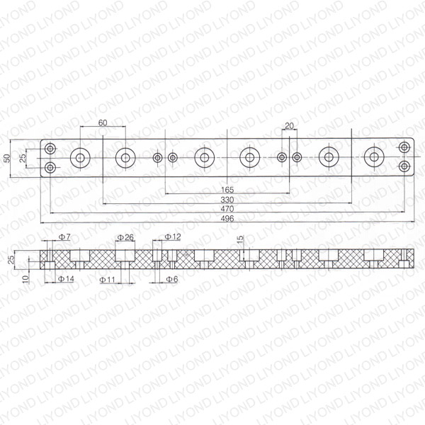Isoleeritud plaat vaik Circuit Breaker LYC379