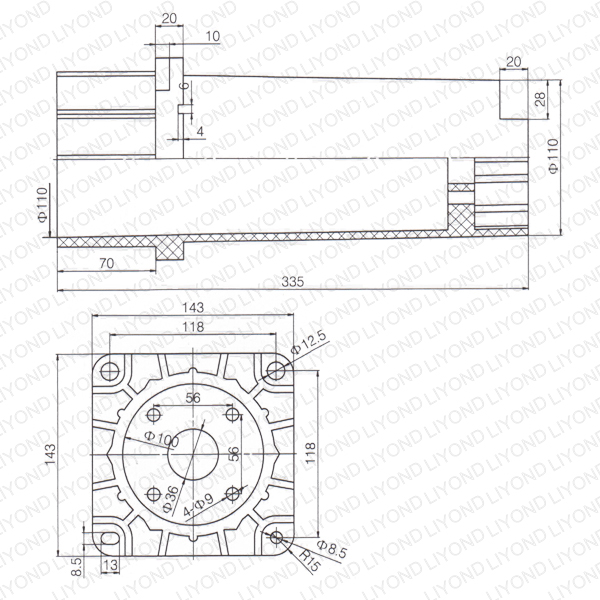 Schneider spintelių dervos medžiagos kontaktų dėžutė LYC239