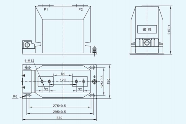LZZBJ9-10AG type current transformer diagram