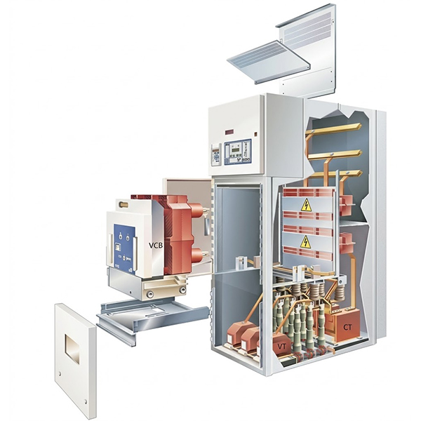 CT Installed in the Rear of MV Switchgear