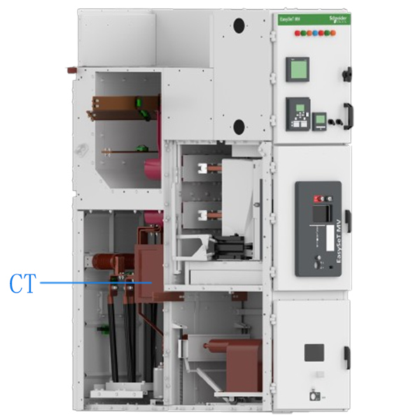 CT Installed on the Cabinet Base of MV Switchgear